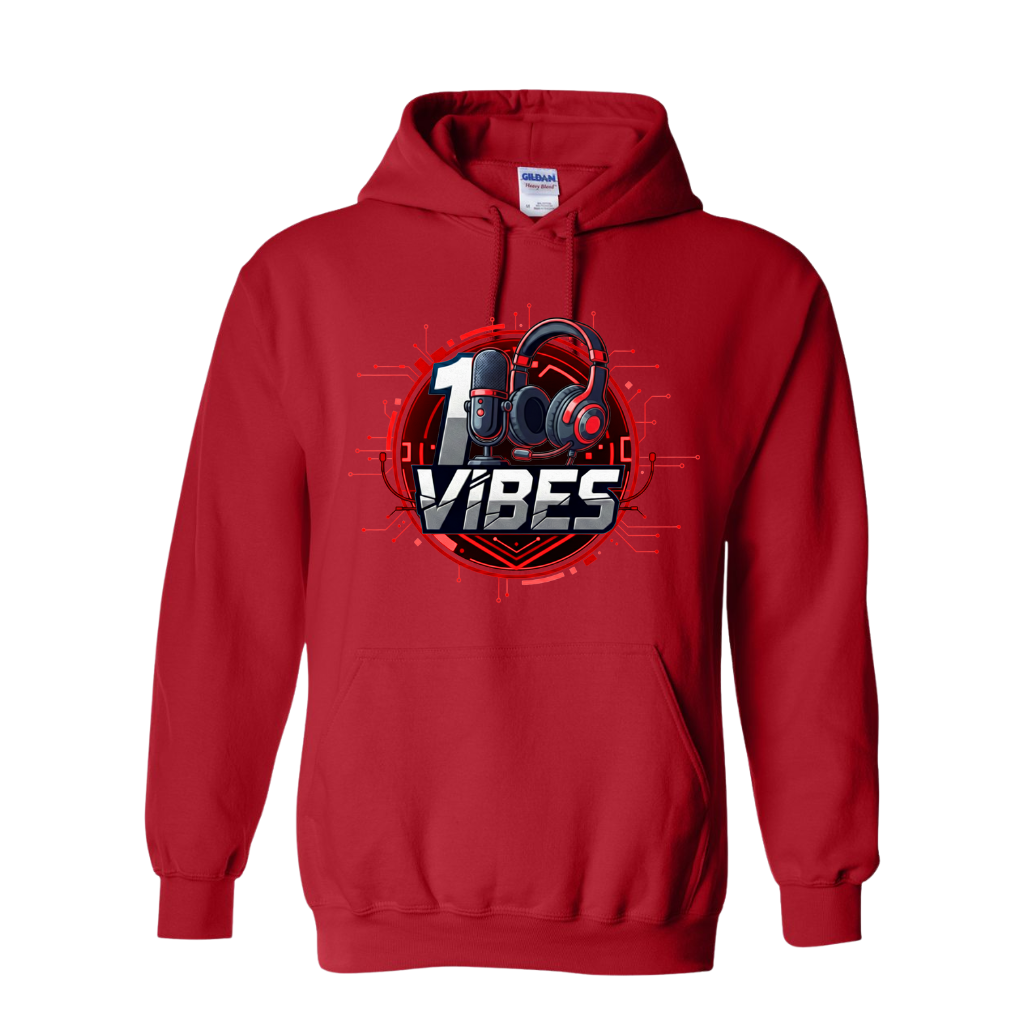 Unisex Graphic Pullover Hoodie Red