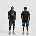 Unisex Graphic  Round Neck T-Shirt Black