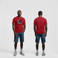 Unisex Graphic Crewneck T-Shirt Red